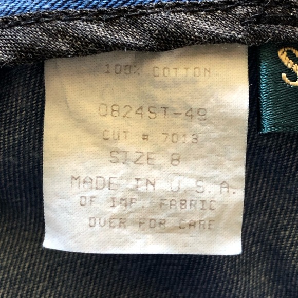 Vintage Scott Taylor Denim Pencil Skirt Size 8 Feminine Retro Western Country - Picture 3 of 15